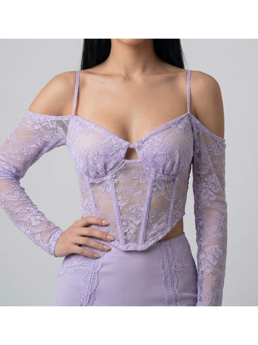 Womens Corset Lace Top Womens Small Whimsigoth Fairy Romantic Ren Faire Festival